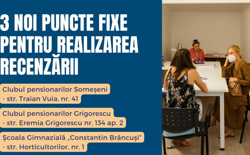 Trei noi centre pentru recenzare amenajate la Cluj-Napoca! Recensământul se prelungește până în 31 iulie