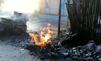 Pericol de EXPLOZIE pe Calea Turzii! Un șofer beat a avariat branșamentele de GAZ și ELECTRICITATE