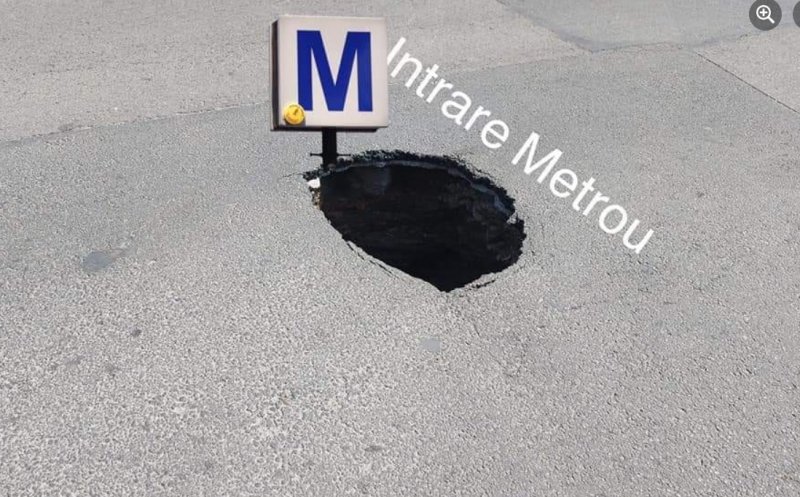 Crater pe strada Decebal. Clujenii, campioni la miștouri: „E gura de metrou” / „E 3D Boss”