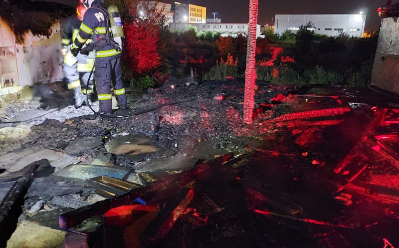 INCENDIU în Cluj-Napoca, pe strada Cantonului