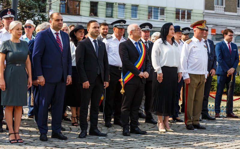 Cluj: Ceremonie de Ziua Imnului Naţional al României, în Piața Mihai Viteazul