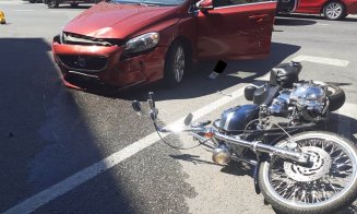 Accident cu motociclist în Grigorescu