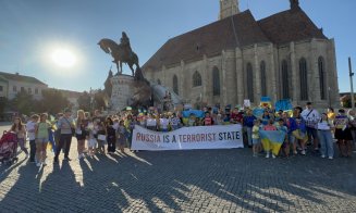 Mesajul ucrainenilor refugiați la Cluj de ororile războiului condus de Putin: „Rusia e un stat terorist/Mulțumim, România!”