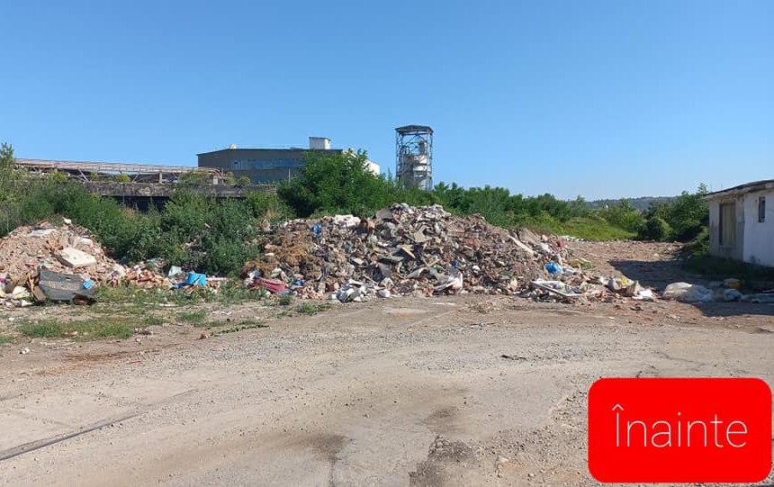 Groapă ilegală de gunoi din Cluj, desființată