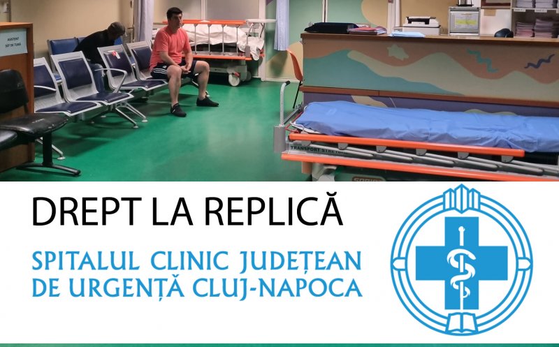 UPU cere DREPTUL LA REPLICĂ  în urma articolului ”Anchetă la UPU Cluj: bolnavii în sala de așteptare, asistentele la somn/ "Eeee, dvs o să fiți al 6-lea din familia dvs care va muri"
