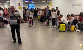 185 de pasageri, "abandonați" de Ryanair pe Aeroportul Cluj