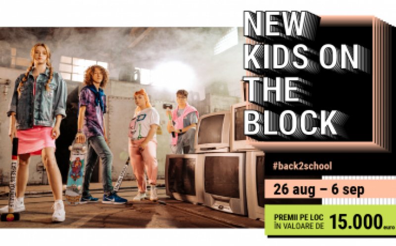 New kids on the block – pregătește-te pentru școală la Iulius Mall Cluj și primești premii care te reprezintă