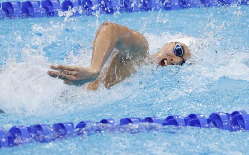 Popovici s-a calificat în semifinalele probei de 100 metri liber la Campionatul Mondial de juniori. Ce timp a obținut campionul nostru