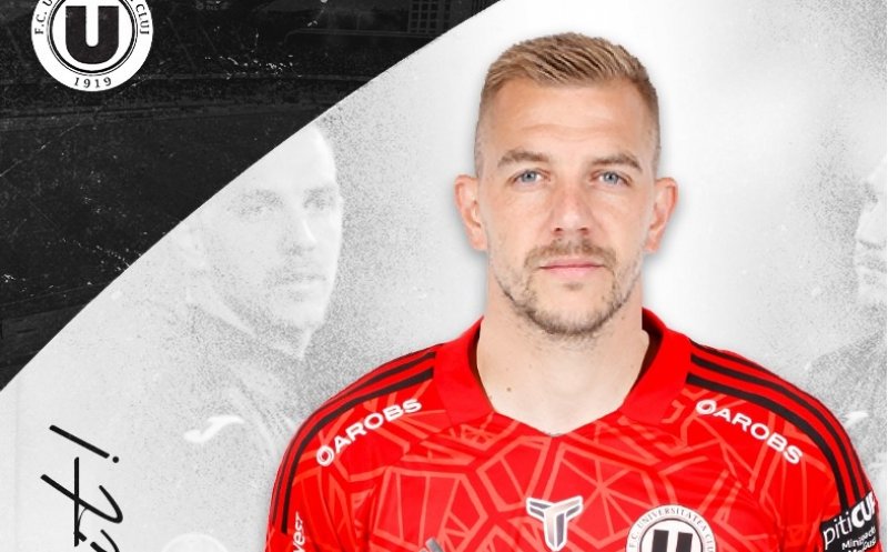 Lovitură pe finalul perioadei de mercato. "U" Cluj a transferat un portar