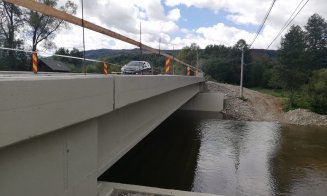Noul pod peste râul Crișul Repede din Valea Drăganului a fost deschis circulației