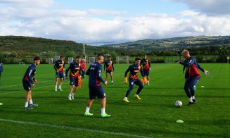 Naționala de tineret a efectuat primul antrenament la Cluj înaintea amicalelor cu Spania și Țările de Jos