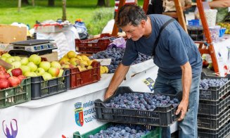 Alin Tișe și-a făcut proviziile de toamnă la „Zilele Recoltei”. Au participat peste 100 de producători