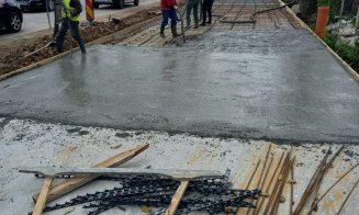 Noi imagini de pe șantierul străzii Eroilor din Florești. Ce lucrări urmează