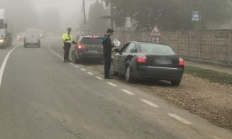 Acțiune tip Blitz a polițiștilor în zona Turda. 15 persoane, duse la sediu pentru amprentare