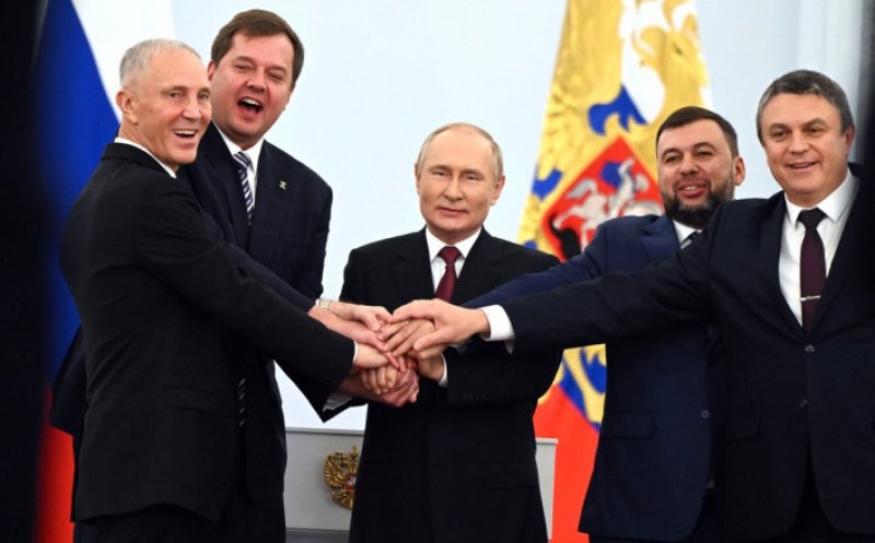 Putin a promulgat cele patru legi pentru anexarea regiunilor ucrainene. Ce urmează