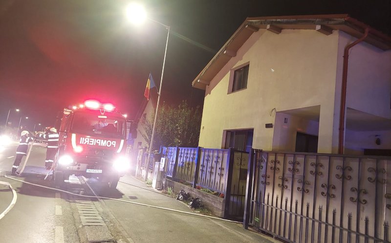 Incendiu la o casă din Florești