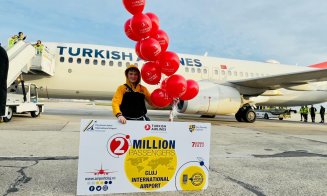 Pasagerul cu numărul 2.000.000 a aterizat pe Aeroportul din Cluj. Tânărul elev de 10 ani de la școala „Ion Agârbiceanu”: Am fost la shopping în Istanbul și pe Bosfor /  Ciceo: Promitem 3 mil. pasageri în 2023