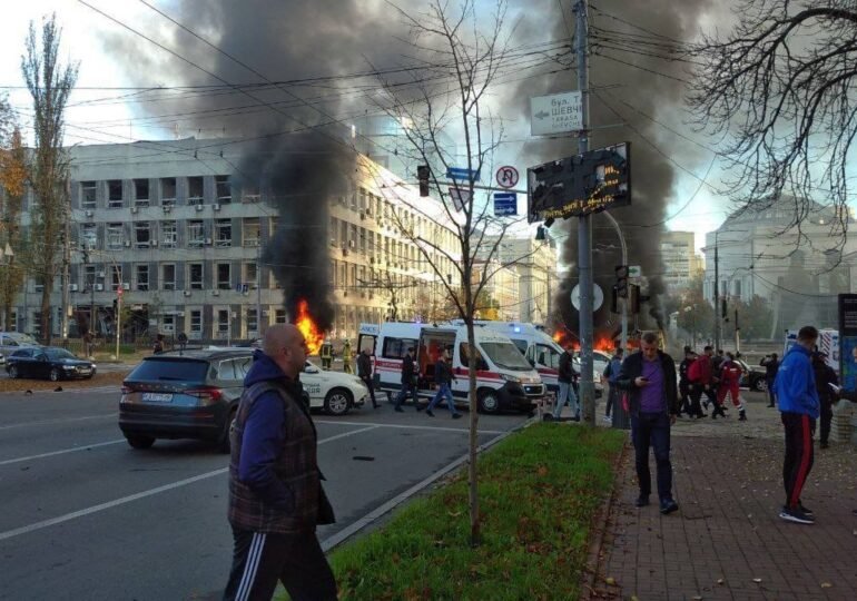 Ambasada României de la Kiev, aproape să fie lovită de o rachetă rusească