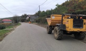 Se asfaltează un nou drum județean din Cluj