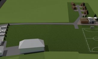 Oază de relaxare în Cluj. Va avea camping din căsuțe de lemn, foișor, ciubăr și teren de sport