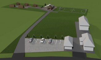 Oază de relaxare în Cluj. Va avea camping din căsuțe de lemn, foișor, ciubăr și teren de sport