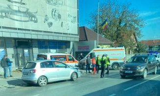 Accident cu o ambulanță în Florești
