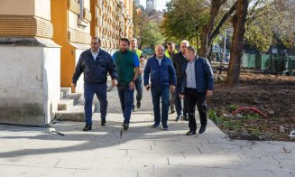 Emil Boc, pe şantierul din Parcul Ștefan cel Mare: "Lucrările sunt într-o ușoară întârziere, dar pot fi finalizate până la sfârșitul anului"