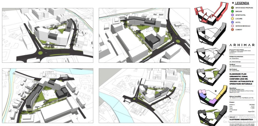 SUPER proiect imobiliar în zona Gării: locuințe, birouri, hotel, galerie comercială. Nu a trecut de Comisia de Urbanism