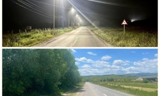 Lucrări de extindere a iluminatului public în Florești. Imagini cu străzile înainte și după