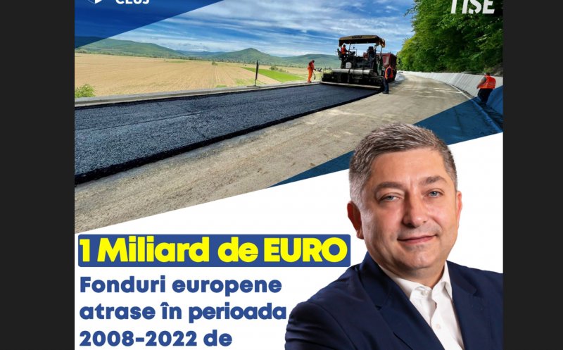 Alin Tișe, anunț de 1 MILIARD de EURO: „Clujul crește mai departe”