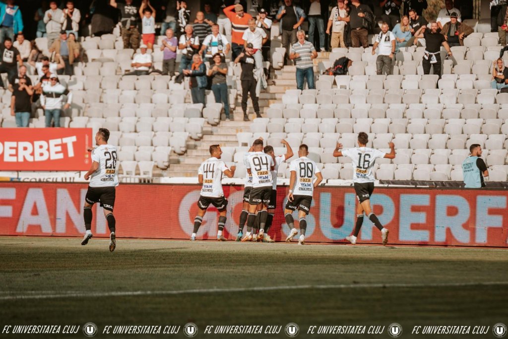 Universitatea Cluj joacă astăzi în Superligă contra celor de la CS U Craiova