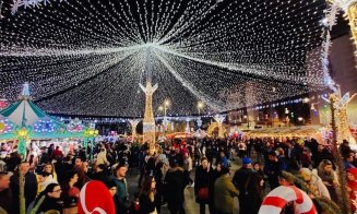Cum arată târgurile de Crăciun din Craiova și Sibiu. Oltenii se laudă: „E cel mai frumos din România”