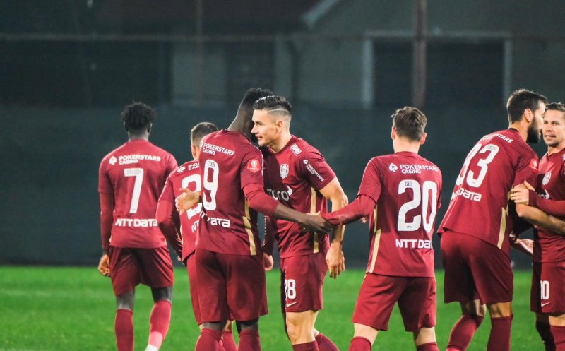 CFR Cluj învinge greu ultima clasată, dar urcă pe locul secund în Superligă