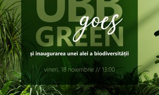 UBB Goes Green la Grădina Botanică. Se inaugurează o alee a biodiversității
