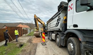 Reparații pe un nou drum județean din Cluj. Se lucrează doar când permite vremea