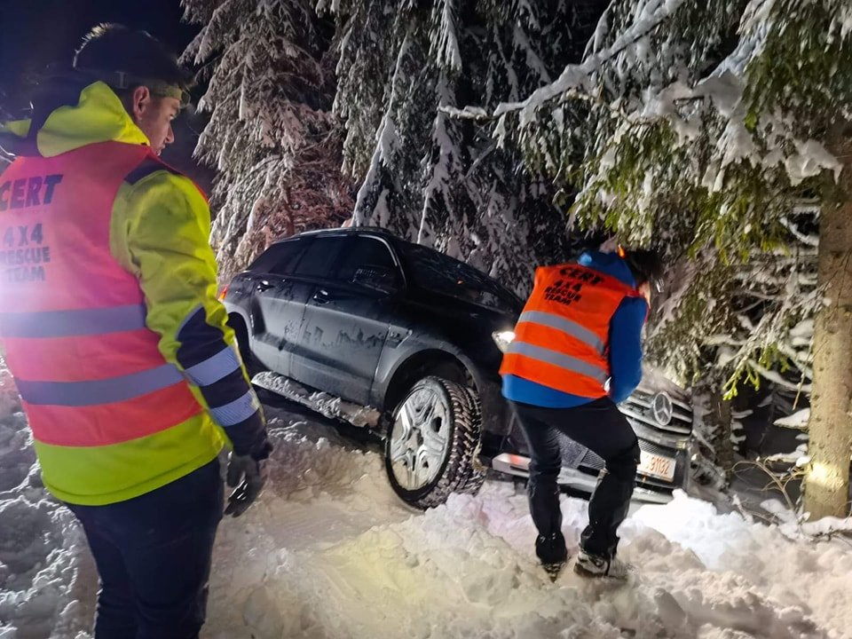 Aplicație pentru șoferii blocați în zăpadă în Cluj
