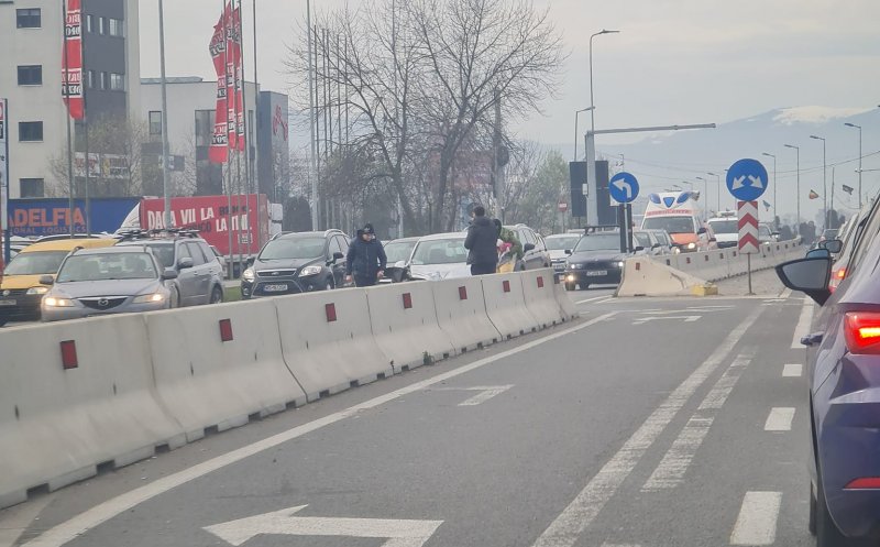 Accident la ieșire din Cluj-Napoca spre Florești