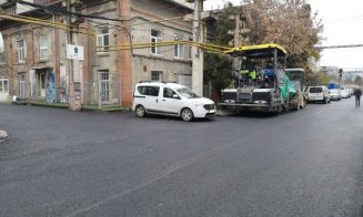 Asfaltări în incinta platformei Clujana