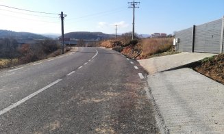 Asfalt și reparații pe un nou drum județean din Cluj