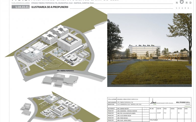 DEZBATERE PUBLICA Science Campus Cluj din Lomb. Va fi amplasat în vecinătatea clădirilor Cluj Innovation Park