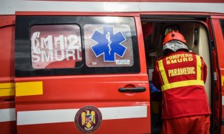 Accident de muncă GRAV în Cluj. O persoană a fost prinsă într-o balotieră