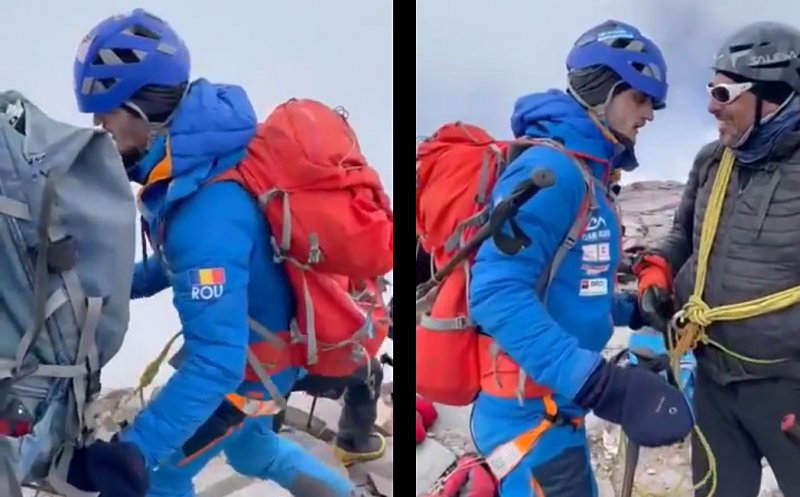 PREMIERĂ pentru România: Doi tineri nevăzători din Cluj au urcat la 6.962 de metri altitudine, pe cel mai înalt vârf muntos din America de Sud