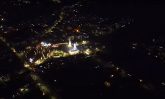 Floreștiul, văzut din dronă în ziua de Crăciun. Imagini spectaculoase