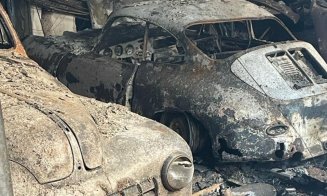 Mașinile de epocă făcute scrum în incendiul de la Tetarom valorau 2 milioane de euro