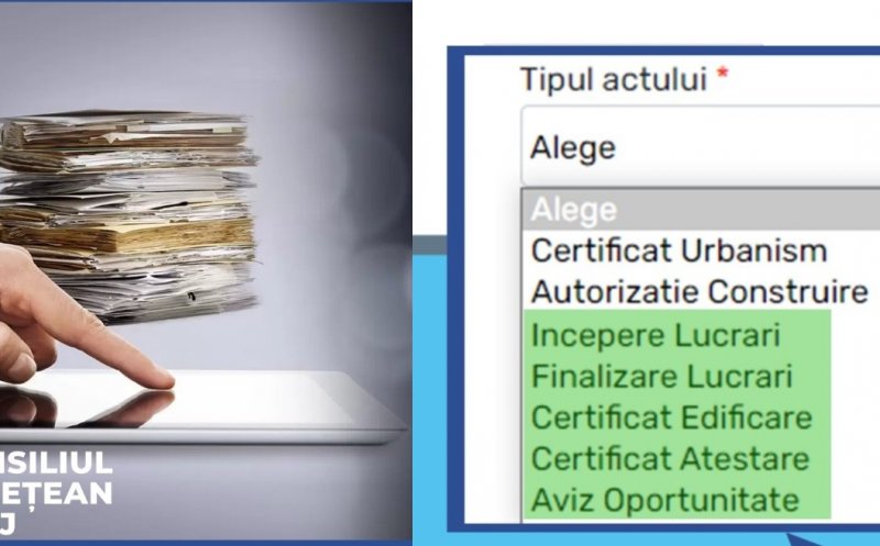 Veste bună pentru cetățenii Clujului. Pot depune 5 noi documente în aplicația Ghișeu Unic