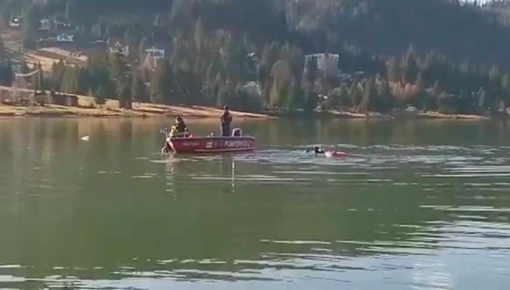 Băiatul căzut în Lacul Colibița este de negăsit. Ce au descoperit până acum polițiștii