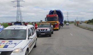 Atenție, șoferi! Un transport agabaritic va trece prin Cluj