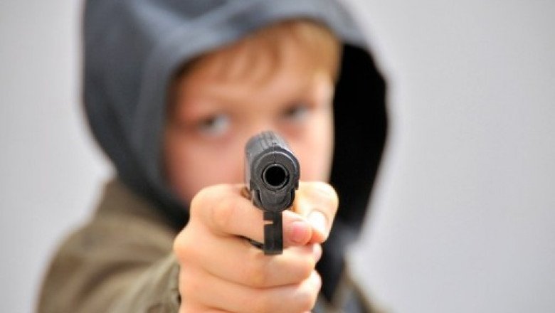 Părinți amendați după ce copilul lor a tras într-o mașină cu un pistol de jucărie
