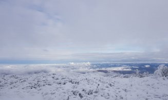 Vine iarna spre final de ianuarie la Cluj-Napoca. Peisaje de vis cu zăpadă, acum pe Vlădeasa