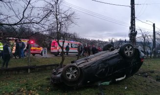 ACCIDENT grav în județul Cluj: Un copil și o femeie, în stare de inconștiență